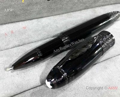 NEW UPGRADED Replica Montblanc Daniel Defoe Rollerball pen All Black